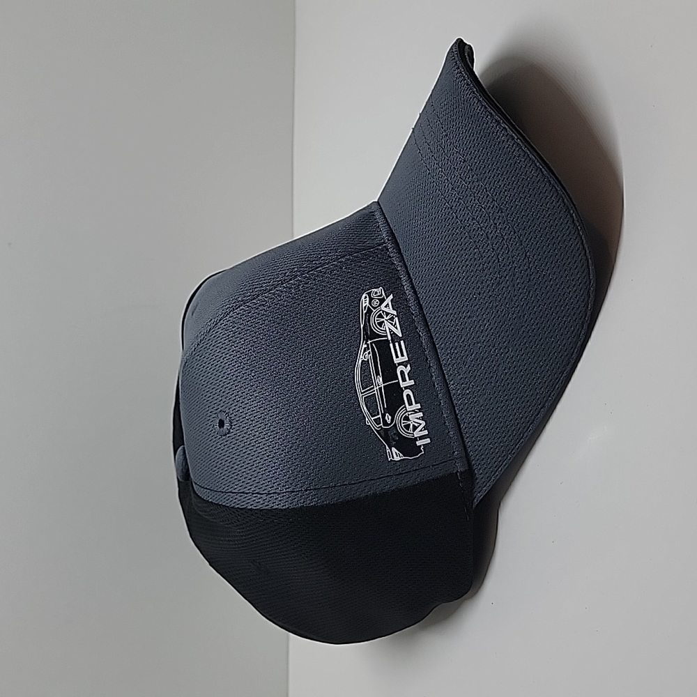 Subaru Impreza Gray & Black Baseball Cap Hat